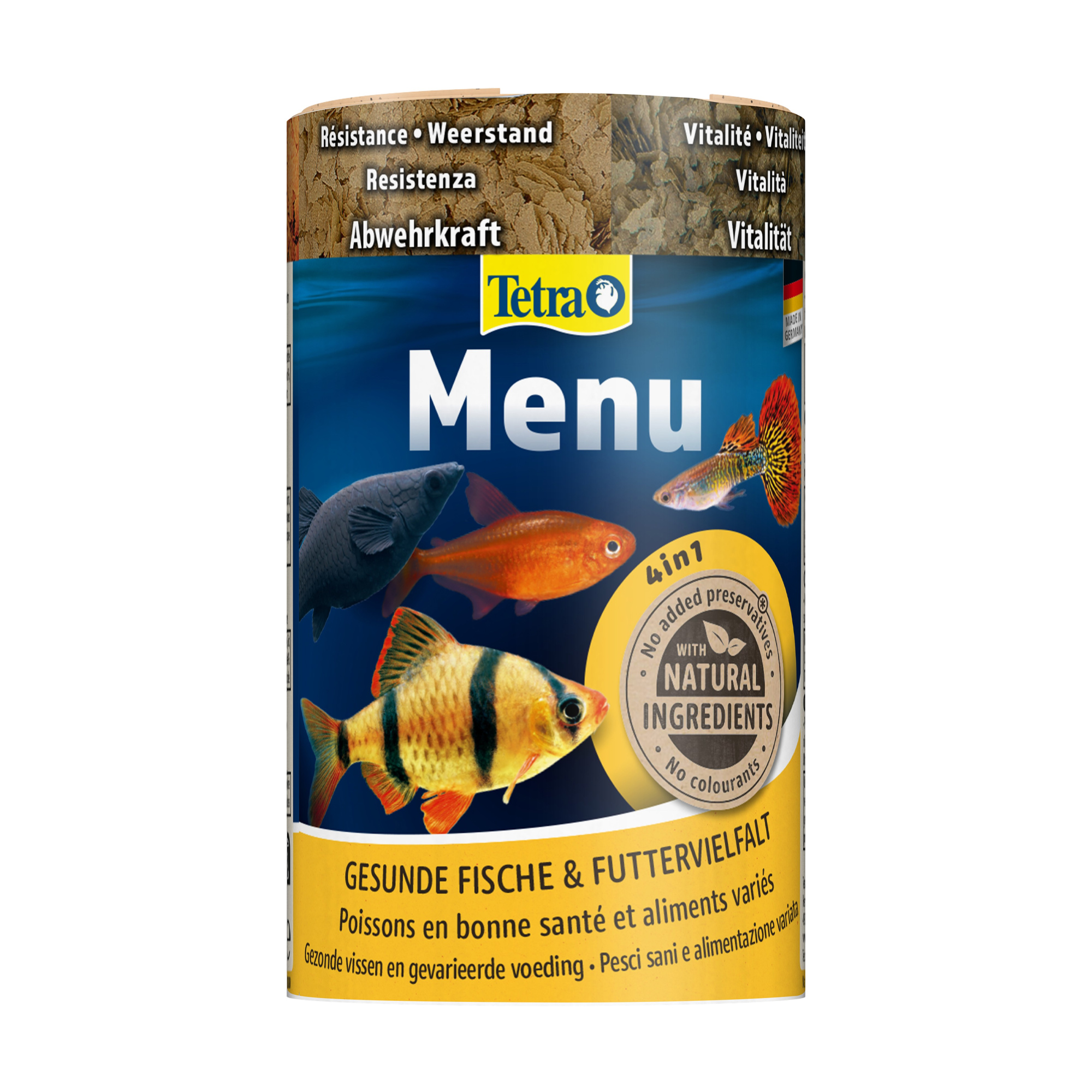 Сухий корм для тропічних акваріумних рибок Tetra Menu в пластівцях, 100 мл